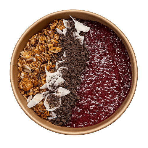 Oatmeal με σοκολάτα & μαρμελάδα berries