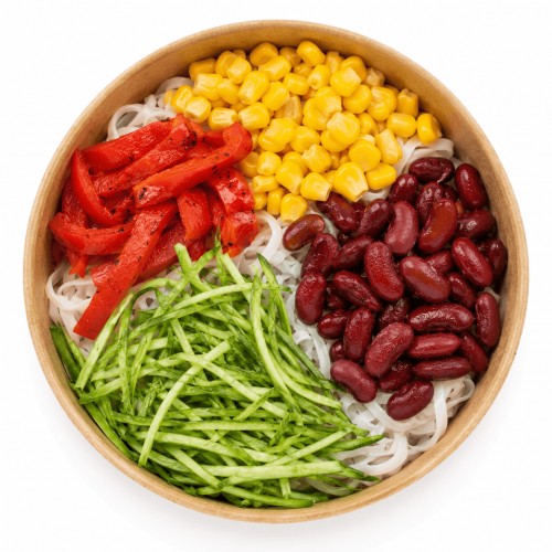 Rice Noodles Beans Bowl